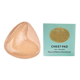 Triangle V-shaped thickened sponge chest patch small chest display large female double-sided self-adhesive chest pad - V.I.P Digital Presence