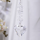 Crystal sun catcher pendant wholesale peach heart love prism living room garden decoration hanging sunshine - V.I.P Digital Presence