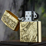ZORRO Zorro 3D brass One Piece Ace kerosene lighter male personality creative personality - V.I.P Digital Presence