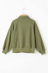 Half Snap Long Sleeve Sweatshirt - V.I.P Digital Presence