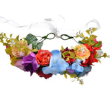 Big Red Rose Blossom Hair Band Bridal Flower Ring Hair Band - V.I.P Digital Presence