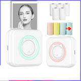 Portable Mini Thermal Printer Wirelessly BT 203dpi Photo Label Memo Wrong Question Printing With USB Cable Imprimante Portable - V.I.P Digital Presence