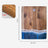 Wood Cutting Board Resin Blue green Wave Pattern - V.I.P Digital Presence