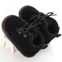 Newborn Baby Girl Boy Shoes Warm Snow Boots Toddler Infant Booties Prewalker Black White Pink - V.I.P Digital Presence
