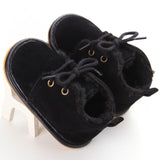 Newborn Baby Girl Boy Shoes Warm Snow Boots Toddler Infant Booties Prewalker Black White Pink - V.I.P Digital Presence
