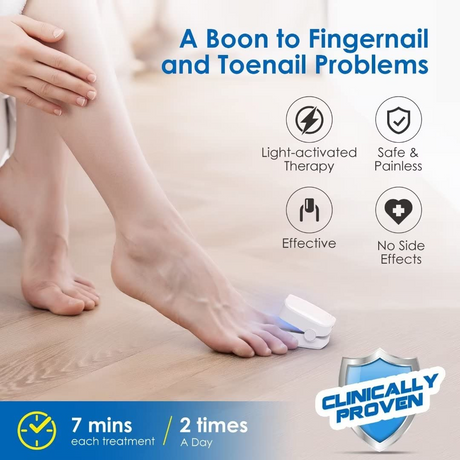 Portable onychomycosis auxiliary tool UV nail phototherapy lamp cleaning lamp fungus lamp - V.I.P Digital Presence