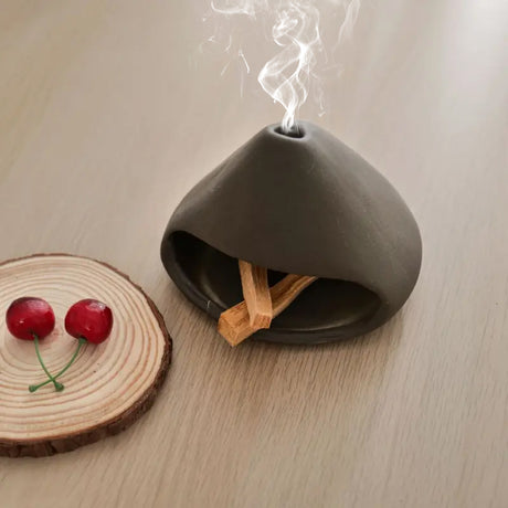 Handcrafted Ceramic Palo Santo and Sage Holder - A Practical Incense Burner and Scent Stand for Home Decor - V.I.P Digital Presence