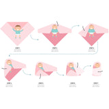 Kangobaby #Old Time# 100% Cotton Plain Color 2pcs Set Hot Sale Baby Muslin Swaddle Blanket - V.I.P Digital Presence