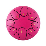 Tongue Drum 6 Inch Steel Tongue Drum Set 8 Tune Hand Pan Drum Pad Tank Sticks Carrying Bag Percussion Instruments Accessories - V.I.P Digital Presence