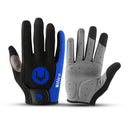 Men and women outdoor cycling windproof and cold proof motorcycle electric bike full finger touch screen anti slip gloves - V.I.P Digital Presence