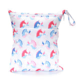 [Sigzagor]Wet Dry Bag With Two Zippered For Baby Diapers Nappies Waterproof Reusable 36cmx29cm - V.I.P Digital Presence