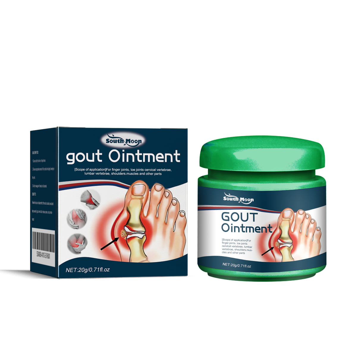Gout Ointment, Relieve Joint, Shoulder, Neck And Muscle Soreness Massage Care Cream - V.I.P Digital Presence