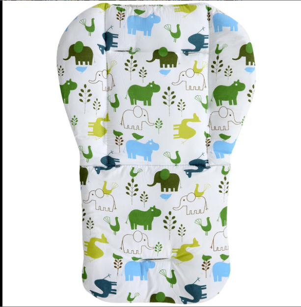 Cojín para trona de bebé y niño, cojín para asiento elevador, cojín para silla de comer, cojín para cochecito, cojín de tela de algodón 