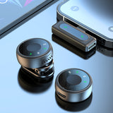 Wireless lavalier microphone magnetic lavalier 1-to-2 noise cancelling live broadcast button microphone live broadcast microphone - V.I.P Digital Presence