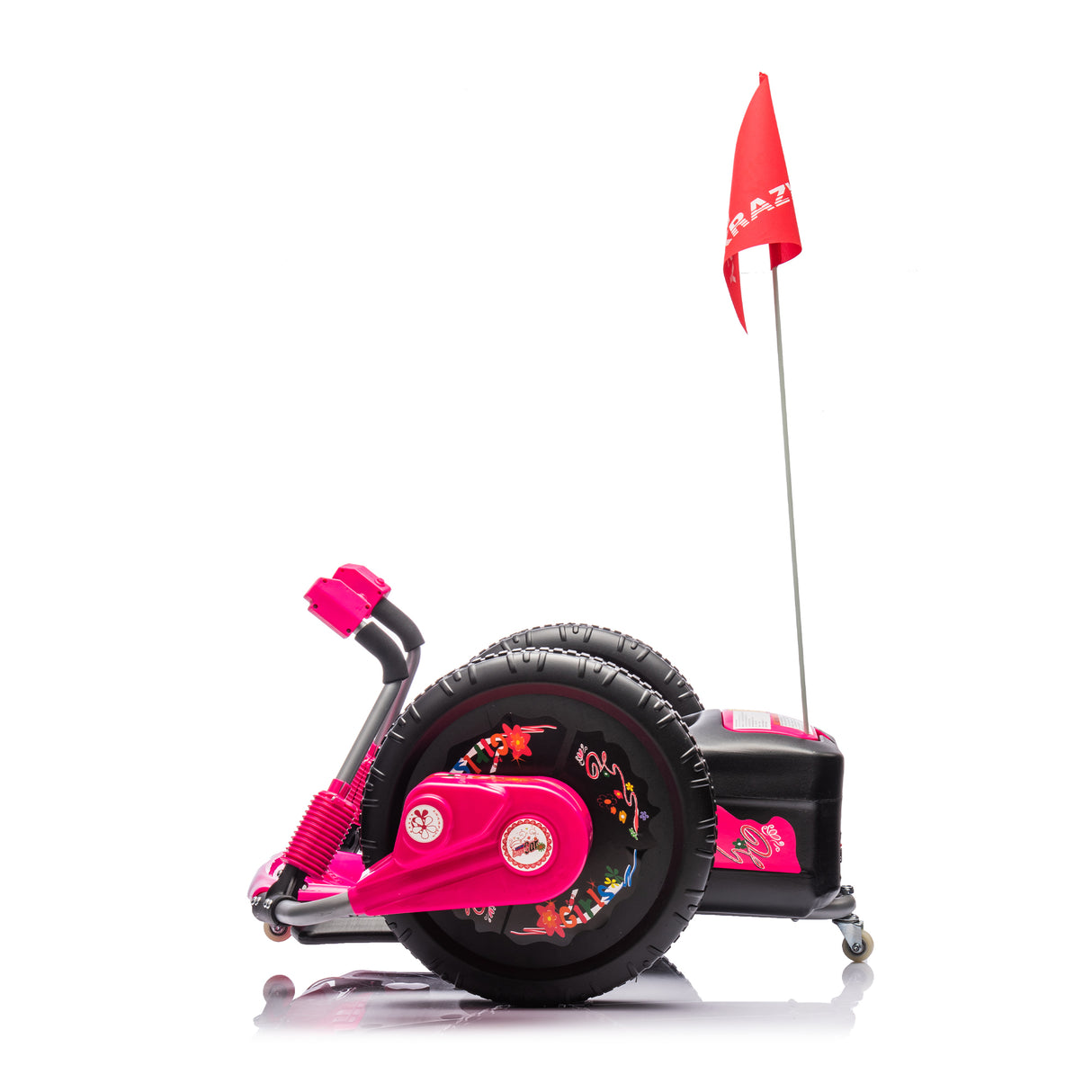 12V Kids Ride On Electric Toy,2WD,16'' exaggerated wheel,Dual handle control for 360 degree flexible steering and rotation - V.I.P Digital Presence