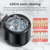 Ultrasonic cleaning machine portable and multifunctional home jewelry denture cleaner toothbrush head and tooth cover cleaner - V.I.P Digital Presence