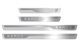 Stainless steel ultra-thin mirror faced welcome pedal ultrasonic threshold strip - V.I.P Digital Presence