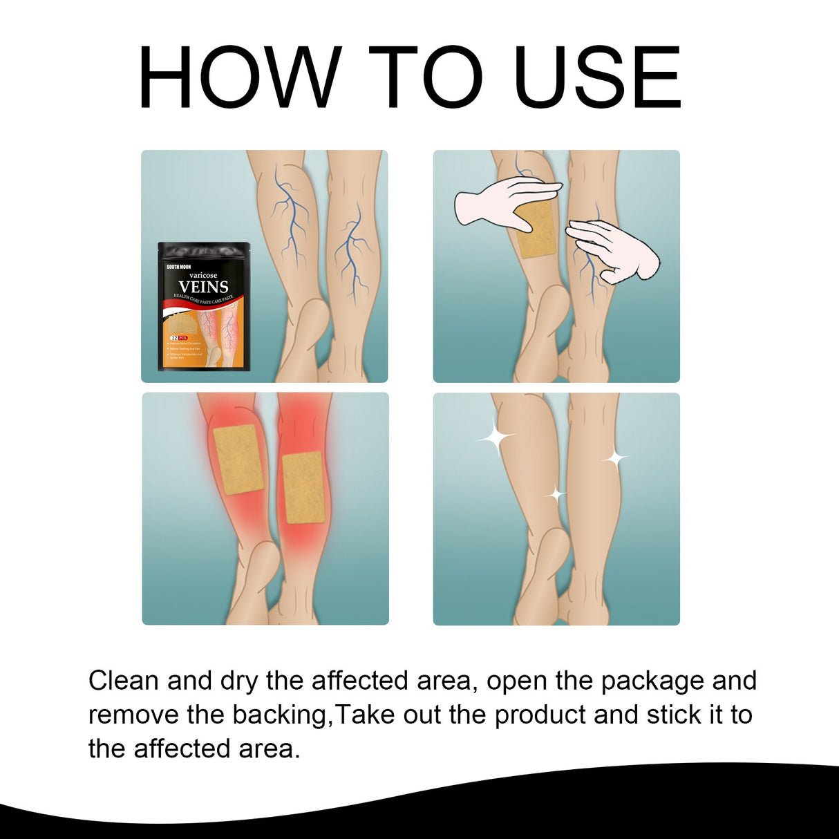 Venous health patch relieves varicose blood vessel blockage and protrusions in the feet. Cold compress venous health patch - V.I.P Digital Presence