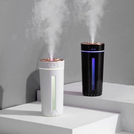 New small large fog volume silent portable usb car aromatherapy phantom cup colorful night light car humidifier - V.I.P Digital Presence