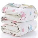 110*110cm Parent-child Baby Summer Bedding Sofa Quilt 100% Cotton Baby Blanket Child Quilt 6 Layers Muslin Swaddle for Newborns - V.I.P Digital Presence