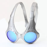 Unisex Over - The - Top Sunglasses. Ideal for outdoor cycling and sports. Fashionable retro - style metal - framed glasses. - V.I.P Digital Presence