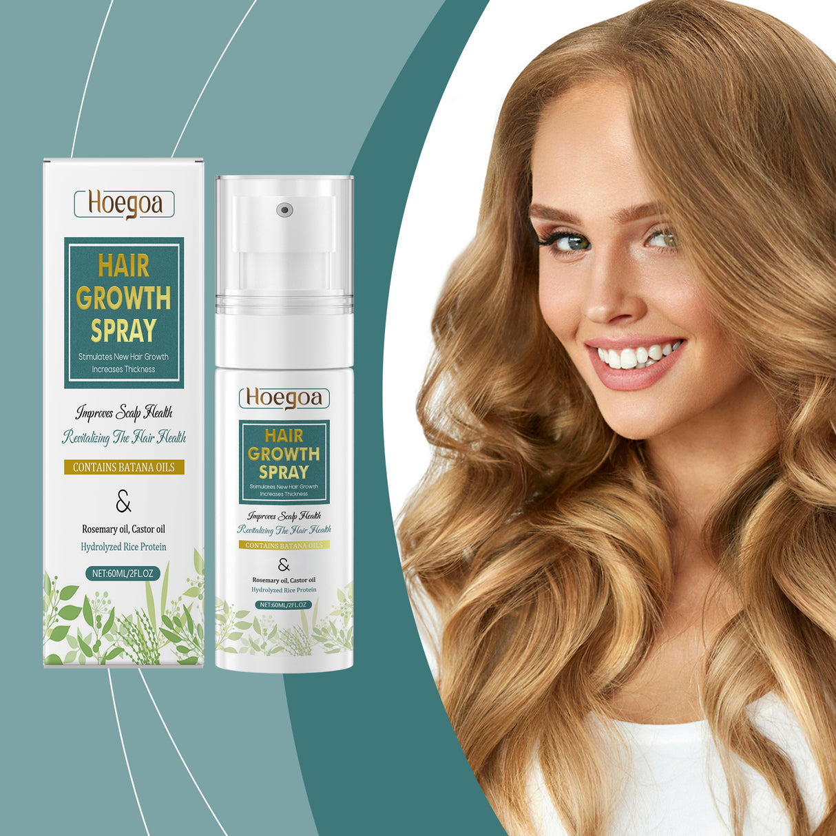 Hair Care Spray Moisturizes Hair, Strengthens Hair And Scalp, Massages And Nourishes Root Care Spray - V.I.P Digital Presence