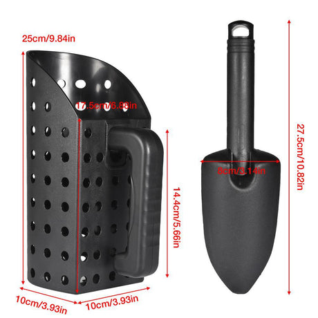 sand scoop hourglass sand bucket filter sieve children's beach tools - V.I.P Digital Presence