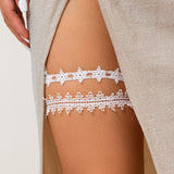 Sexy hot girl elastic band lace leg ring fashionable alloy ribbon tassel leg chain female - V.I.P Digital Presence
