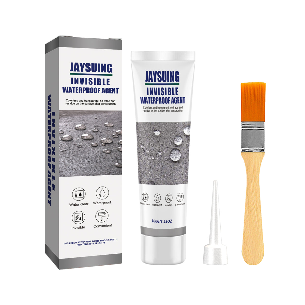 Invisible Waterproof Agent, Toilet Kitchen Waterproof Paint Exterior Wall Balcony Roof Tile Leak Repair Glue - V.I.P Digital Presence