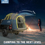 5.5-6.7ft Pickup Truck Bed Tent with Awining Navy - V.I.P Digital Presence