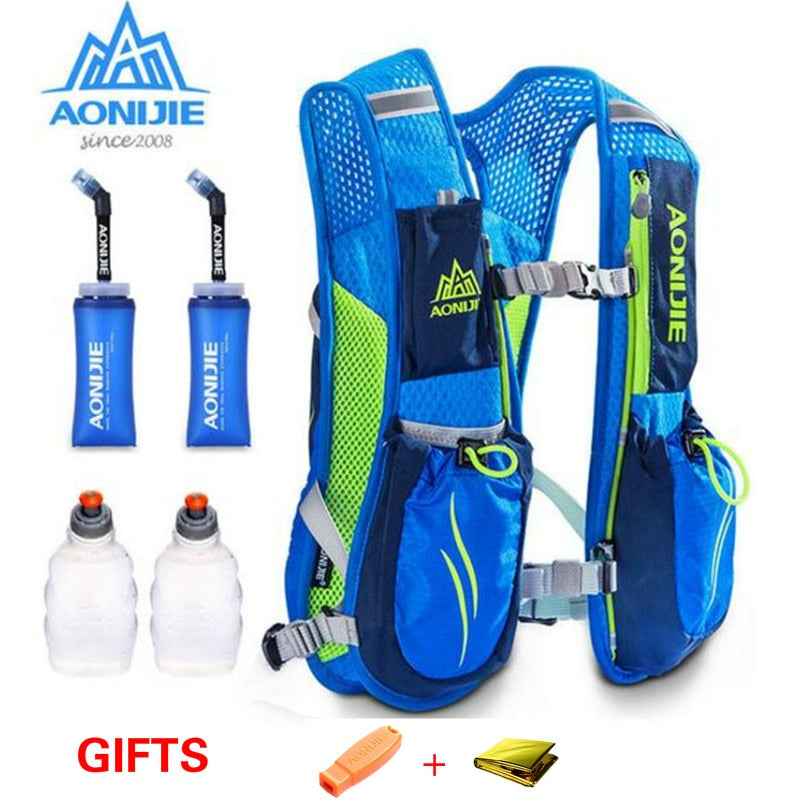 AONIJIE Running Marathon Hydration Nylon 5.5L Outdoor Running Bags Hiking Backpack Vest Marathon Cycling Backpack - V.I.P Digital Presence