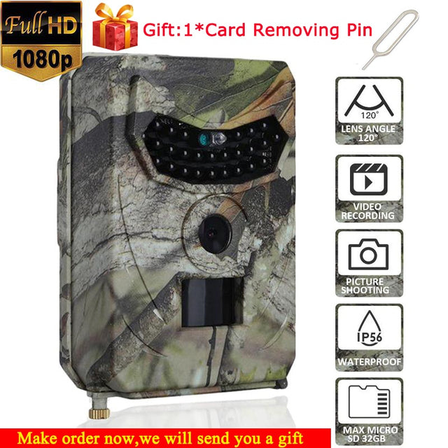 PR100 Hunting Camera Photo Trap 12MP Wildlife Trail Night Vision Trail Thermal Imager Video Cameras for Hunting Scouting Game - V.I.P Digital Presence