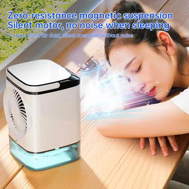 3-speed Portable Mini Air Cooler (900ML Tank) - Fan & Humidifier. For bedroom/office. - V.I.P Digital Presence