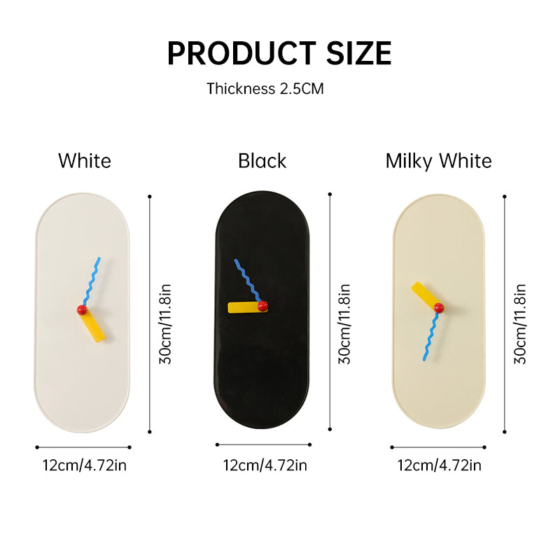 Dopamine - themed wall - mounted clock for home decor. Suitable for living rooms, a great kids' gift, modern - designed with a s - V.I.P Digital Presence