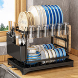 Kitchen drainage rack bowl and dish rack bowl and dish storage rack household utensils knives and forks storage rack - V.I.P Digital Presence