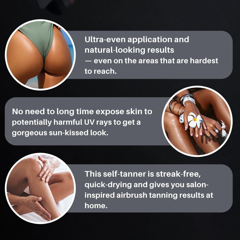 Mei Hei Shui Wheat Color Sun Free Natural Black Effect Fixed Color Mousse Self Tanning Drops - V.I.P Digital Presence