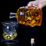 High borosilicate heat-resistant and cold resistant glass wine bottle Star Wars White Soldier glass wine bottle creative decanter liquor dispenser - V.I.P Digital Presence