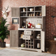 Coffee bar cabinets, kitchen cabinets with storage rooms, farmhouse wine cabinets with drawer racks and cabinets, dining cabinet - V.I.P Digital Presence