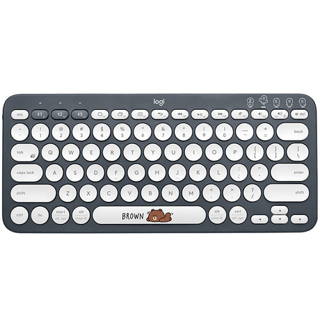 Logitech K380 Mini Bluetooth Wireless Keyboard Tablet Phone Pebble2+K390 Set - V.I.P Digital Presence