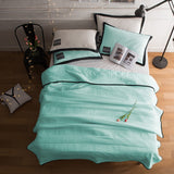 Summer Quilt Air Conditioning Quilt Solid Color Quilted Single and Double Quilt Vacuum Solid Color Summer Cool Quilt - V.I.P Digital Presence