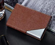 Itapkris Business ID Credit Card Holder For Women Men Fashion Brand Metal Aluminum Card Case PU Leather Porte Carte - V.I.P Digital Presence