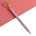 21Color Kawaii Ballpoint Pen Big Gem Metal Ball Pen With Large Diamond Blue And Black Magical Pen Fashion School Office Supplies - V.I.P Digital Presence