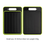 Double Sided Quick Thawing Cutting Board, Aluminum Alloy Spray Cutting Board, Household Cutting Board with Sharpener - V.I.P Digital Presence