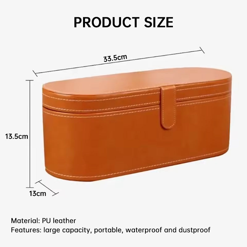 Portable PU - leather travel case for Dyson Supersonic, for storage, protection and dust - proofing. - V.I.P Digital Presence