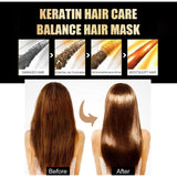 Keratin Hair Care Balance Hair Mask, Repair Frizzy Dry Hair Smooth Moisturizing And Nourishing Hair Mask - V.I.P Digital Presence