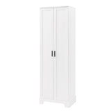 Storage Cabinet with Two Doors for Bathroom, Office, Adjustable Shelf, MDF Board, White - V.I.P Digital Presence