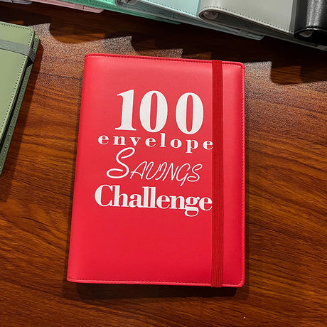 100 Envelope Challenge Binder Couple 100 Day Challenge Hand Account Money Savings Notepad - V.I.P Digital Presence