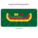 Dezhou playing card pad tablecloth table cushion square round chip rubber cushion playing card table top cushion
