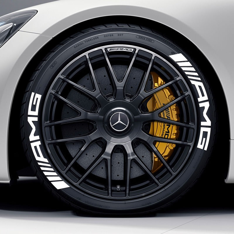 AMG car tire sticker rubber 3D three-dimensional integrated tire decoration car tire sticker - V.I.P Digital Presence