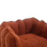 Soft Bean Bag Chair with High Resilient Foam(Chips)for living room and bedroom Comfortable Square Lazy Sofa with  Footstool - V.I.P Digital Presence